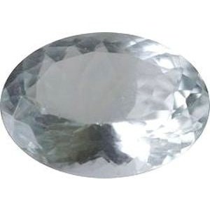 Aigue marine ovale a facettes 14.5x10 mm 5.85 carats