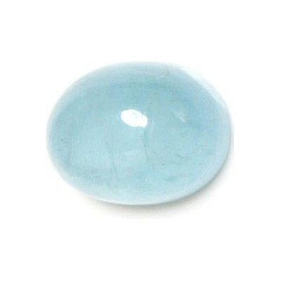 Aigue marine ovale cabochon de 6x4 à 14x10 mm