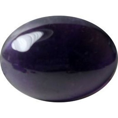 Améthyste naturelle ovale cabochon 22x16 mm 20.00 carats