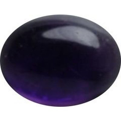 Améthyste naturelle ovale cabochon 7x5 mm 0.80 carats