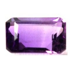 Amethyste pierre octogonale 6x4 mm