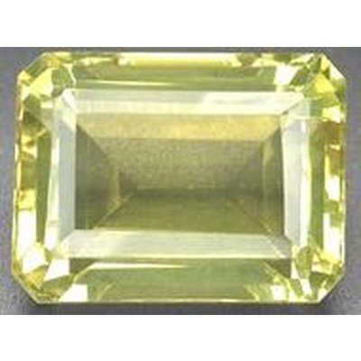 Citrine octogonale 7x5 mm 1.00 carat