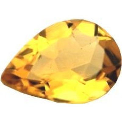 Citrine or naturelle poire a facettes 15x10 mm 4.80 carats