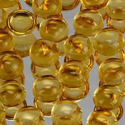 Citrine or ronde cabochon 3 mm 0.11 carat