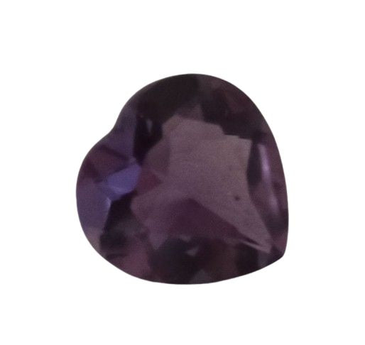 Améthyste coeur a facettes 10 mm 2.72 carats