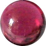 Grenat almandin taille ronde cabochon 5 mm 0.75 carat