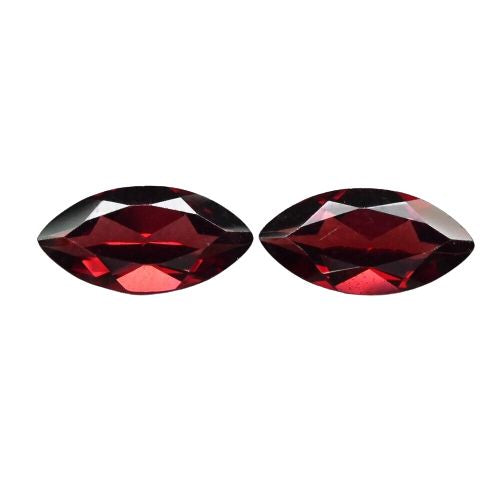 Grenat rhodolite marquise 10x5 mm 1.20 carats