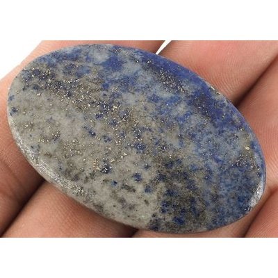 Lapis lazuli ovale cabochon 48mm-29.75mm-8mm 107.00 carats