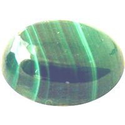 Malachite naturelle taille ovale 8x6 mm 1.64 carats