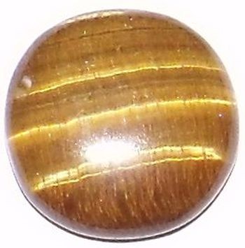 Oeil de tigre rond 12 mm 5.50 carats