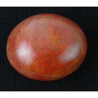 Pierre de soleil naturelle ovale cabochon 24x20x13 mm avec certificat