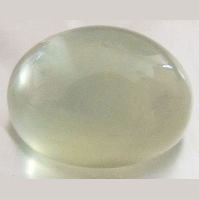 Prehnite taille ovale cabochon 14x10 mm 8.10 carats