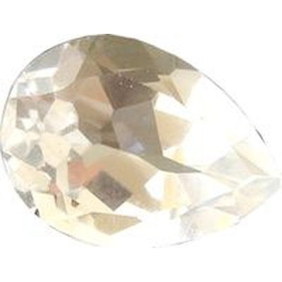 Quartz blanc poire a facettes 9x6 mm 1.10 carats