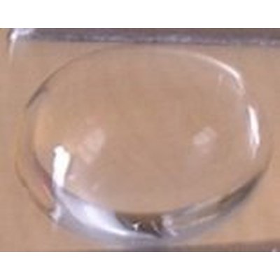 Quartz blanc taille ovale cabochon 8x6 mm 1.40 carats