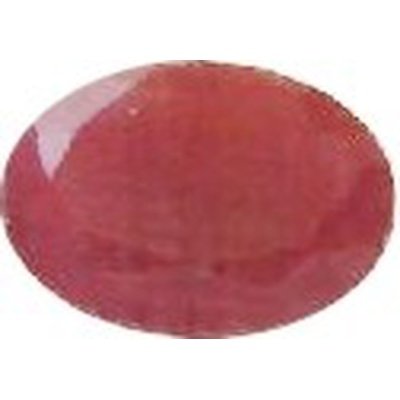 Rubis naturel ovale a facettes 7x5 mm 1.08 carat