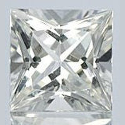 Topaze blanche naturelle carrée 3x3 mm 0.20 carat