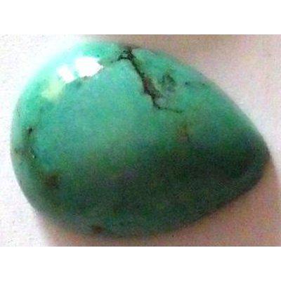 Turquoise naturelle taille poire cabochon 18x13 mm 8.30 carats