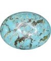 Turquoise taille ovale cabochon 25x18 mm 16.00 carats