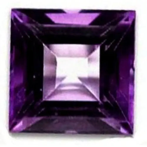Améthyste Afrique carrée 5x5 mm 0.65 carat