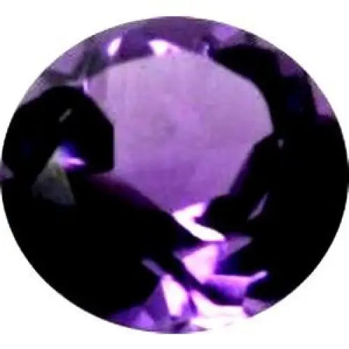 Améthyste Afrique ronde a facettes 3x3 mm 0.12 carat