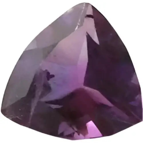 Améthyste Afrique trilliant a facettes 5x5 mm 0.50 carat