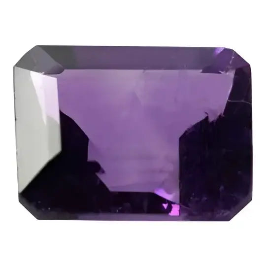 Améthyste d'afrique octogonale 11x9 mm 4.05 carats