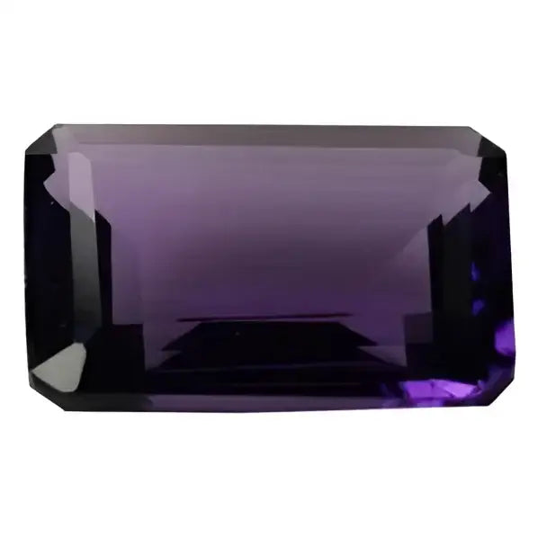 Pierre amethyste octogonale 18x13 mm