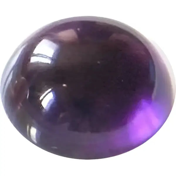 Améthyste naturelle ronde cabochon 8 mm 2.12 carats