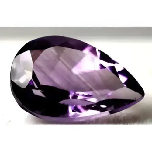 améthyste naturelle poire 9x6 mm