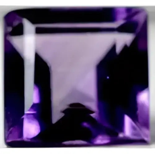 Améthyste taille carrée 7x7 mm 1.80 carat