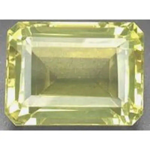 Citrine octogonale 8x6 mm 1.50 carat