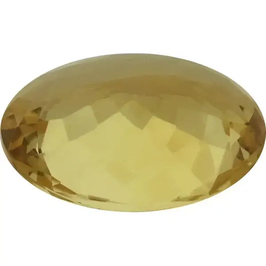 Citrine or naturelle ovale a facettes 18x13 mm 11.03 carats