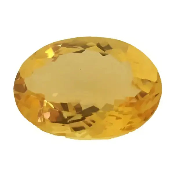 Citrine or naturelle ovale a facettes 18x13 mm 11.03 carats