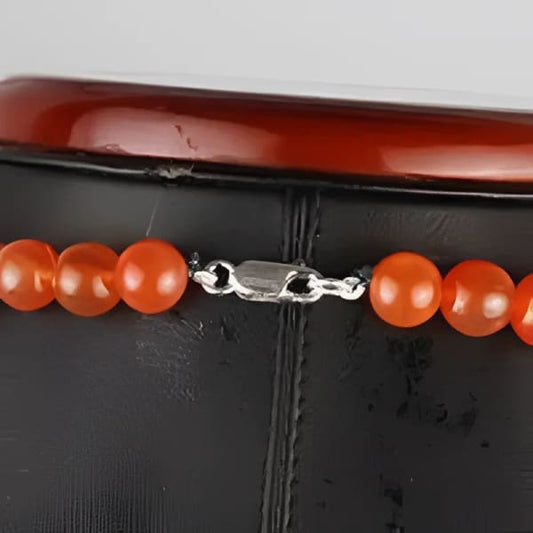 Collier en cornaline et apatite + boucles d'oreilles offertes 429.00 cts