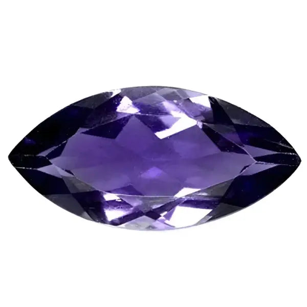 Cordierite marquise a facettes 8x4 mm 0.47 carats