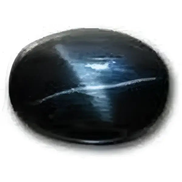 Diopside étoilé ovale cabochon 10x8 mm 3.40 carats