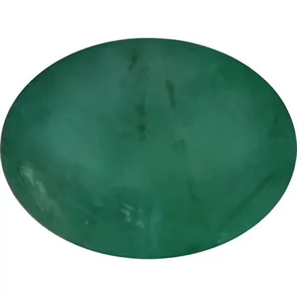 Émeraude naturelle ovale a facettes 9x7 mm 1.85 carats