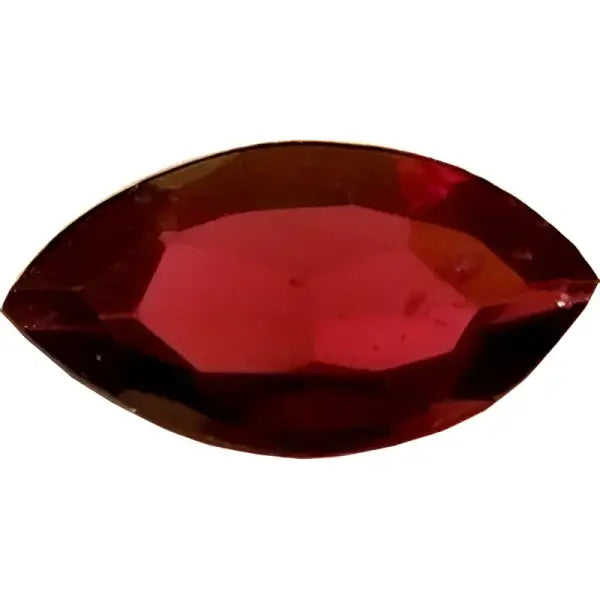 Grenat almandin marquise a facettes 10x5 mm 1.30 carats