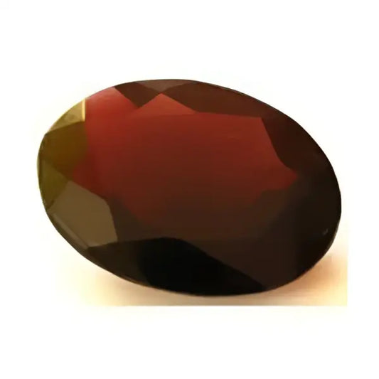 Grenat almandin ovale a facettes 18x13 mm 11.70 carats