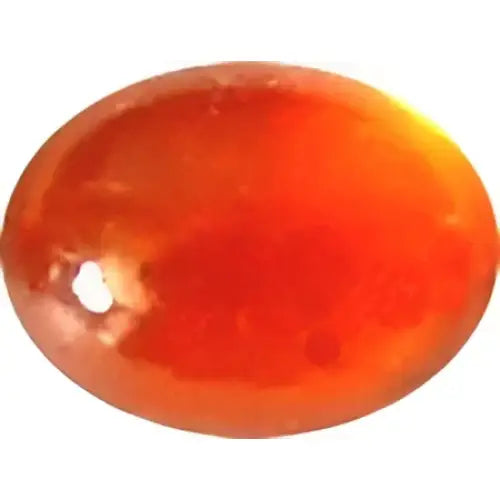Grenat hessonite ovale cabochon 10x8 mm 3.70 carats