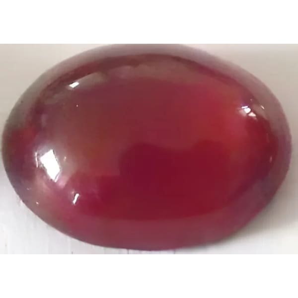Grenat hessonite ovale cabochon 11x9 mm 3.60 carats