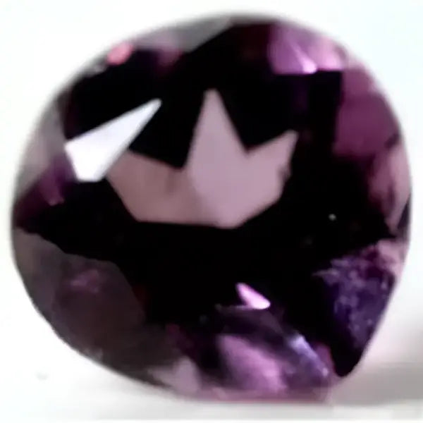 Grenat rhodolite coeur a facettes 3 mm 0.15 carat