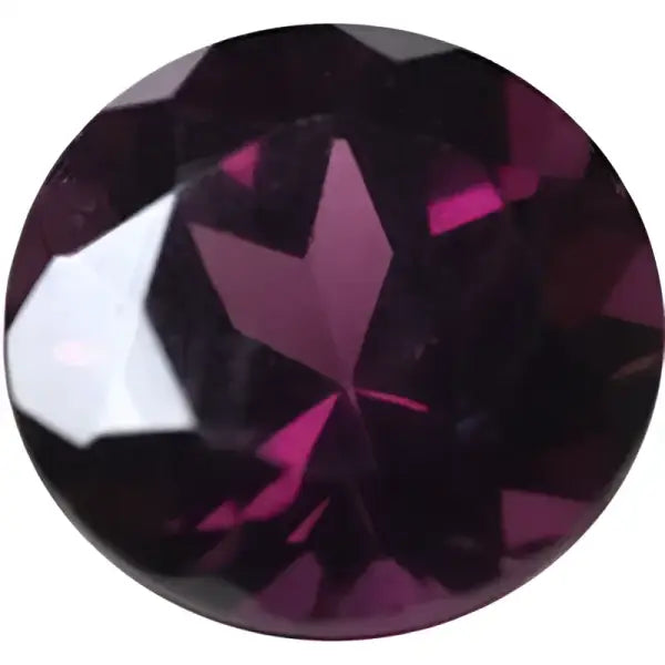 Grenat rhodolite rond a facettes 7 mm 1.40 carat