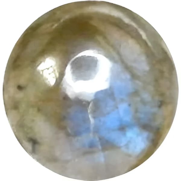Labradorite naturelle ronde cabochon 15 mm 11.00 carats