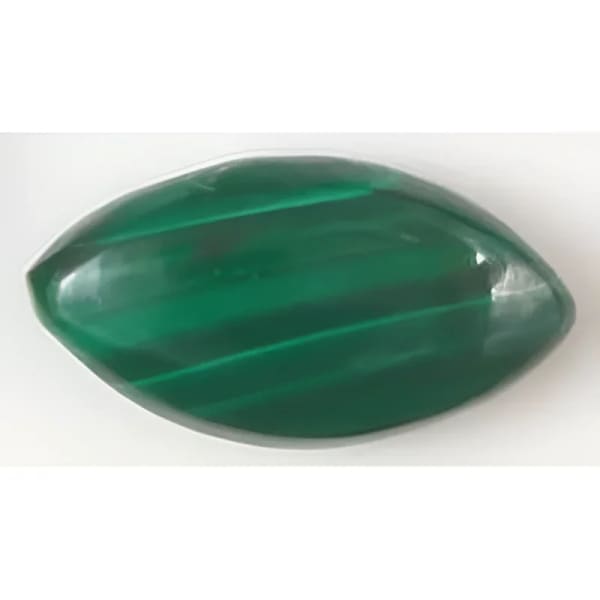 Malachite naturelle taille marquise 20x10 mm 9.25 carats