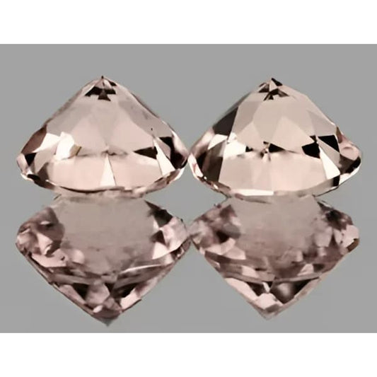 Morganite naturelle ronde a facettes 5.00 mm 0.50 Carat