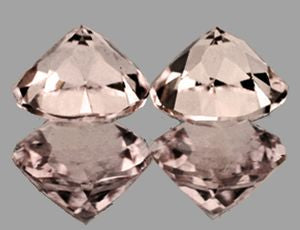 Morganite naturelle ronde a facettes 5.00 mm 0.50 Carat