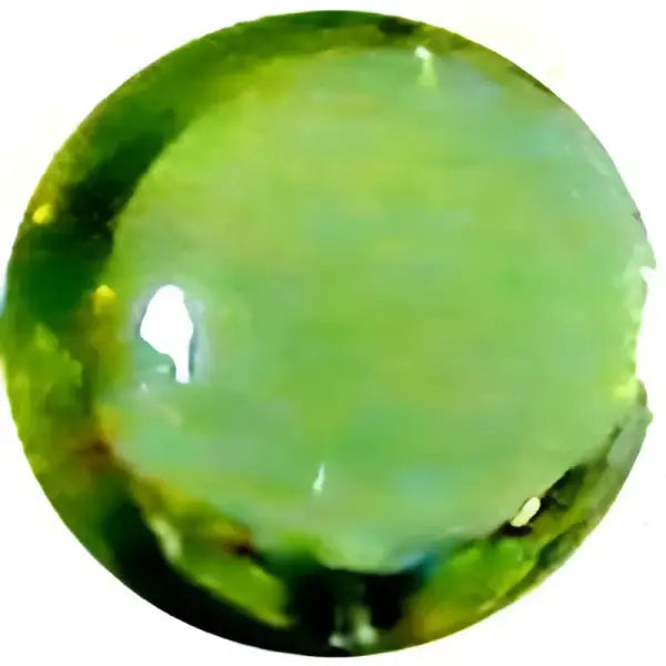 Péridot naturel taille ronde cabochon 4 mm 0.35 carat
