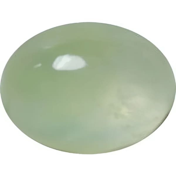 Prehnite taille ovale cabochon 18x13 mm 12.60 carats