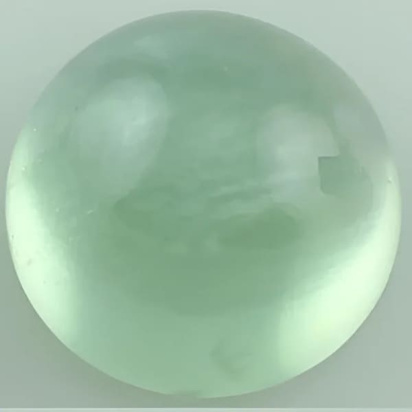 Prehnite taille ronde cabochon 6 mm 1.00 carat